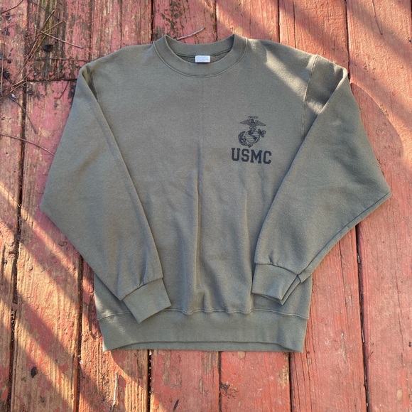vintage usmc rotc crewneck - Picture 1 of 3
